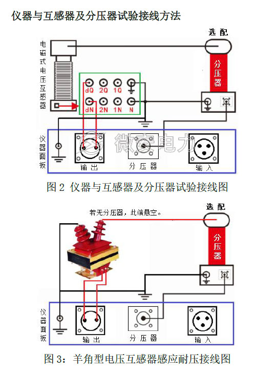 互感器感應耐壓試驗接線方法