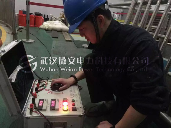 發(fā)電機交流耐壓試驗現(xiàn)場