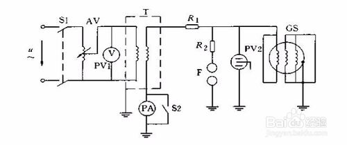 發(fā)電機交流耐壓試驗接線圖