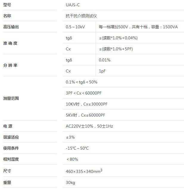 抗干擾異頻介質損耗測試儀