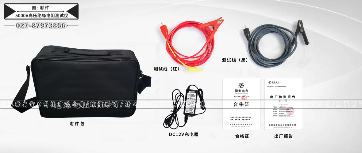 5000V高壓絕緣電阻測試儀附件