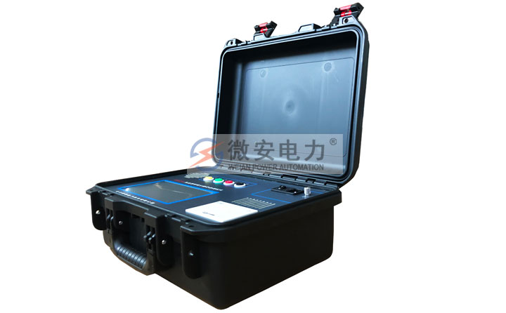 變壓器有載分接開關測試儀主機左側