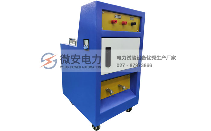 交流大電流發生器背部側面