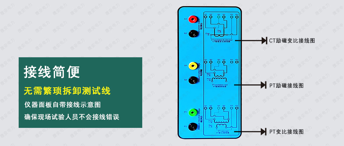 變頻互感器綜合測試儀-接線圖